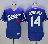 Los Angeles Dodgers #14 Enrique Hernandez Blue 2016 Flexbase Collection Stitched Baseball Jersey,baseball caps,new era cap wholesale,wholesale hats